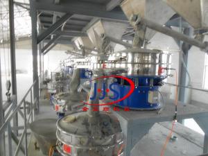 振動篩在碳酸鈣漿料使用現(xiàn)場！